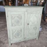 Old green gray low buffet
