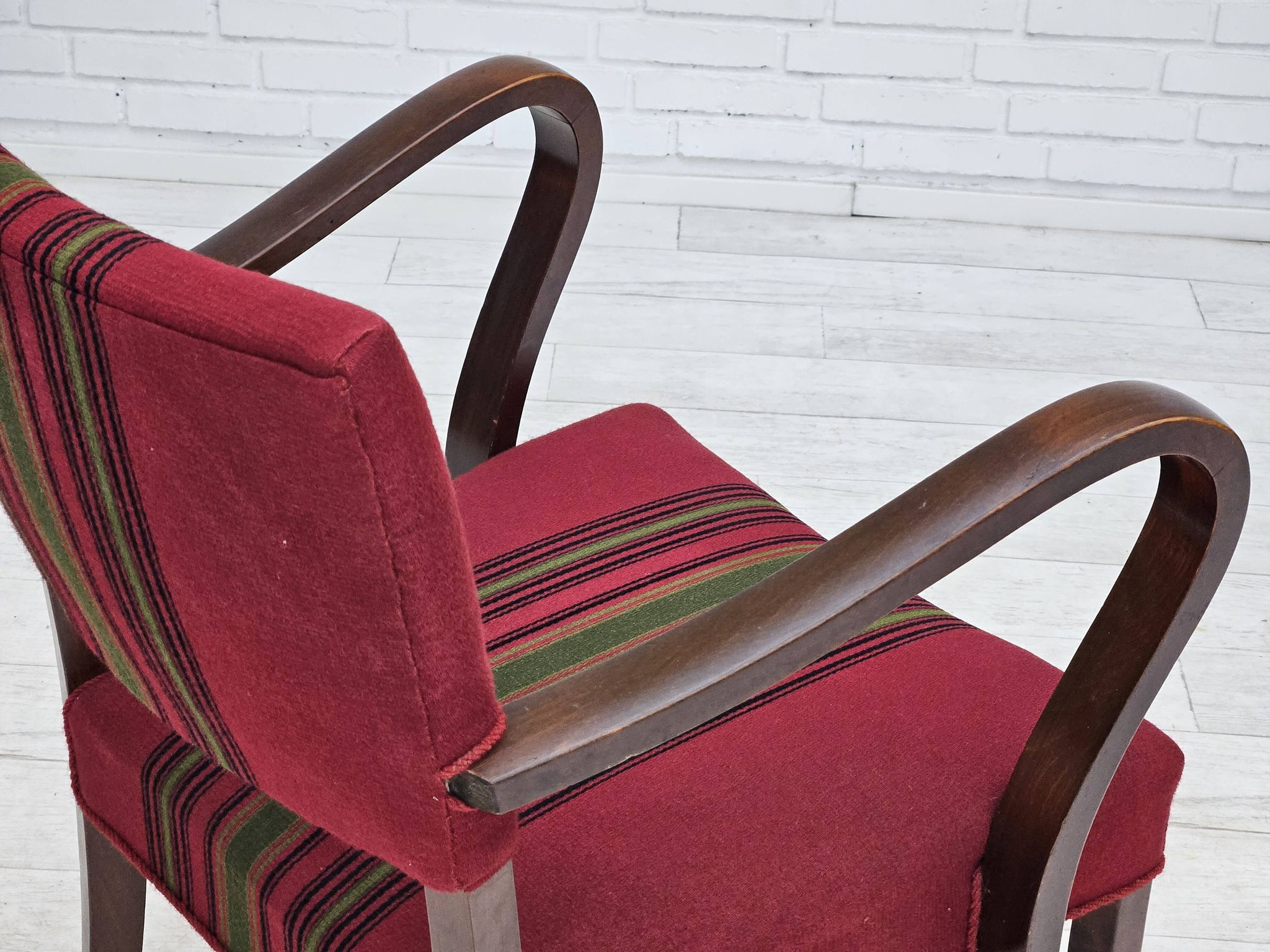 1950s, pair of Danish armchairs