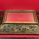 Old Italian mirror, eglomise glass in pareclose, recent central mirror