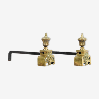 Pair of gilded bronze channels
