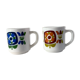 2 vintage mobil mugs