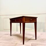 Flat Desk With Side Drawers In Mahogany Louis XVI XVIII Eme Century