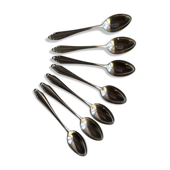 Set of 7 mocha spoons