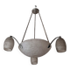 Degue chandelier in glass