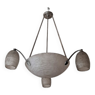 Degue chandelier in glass