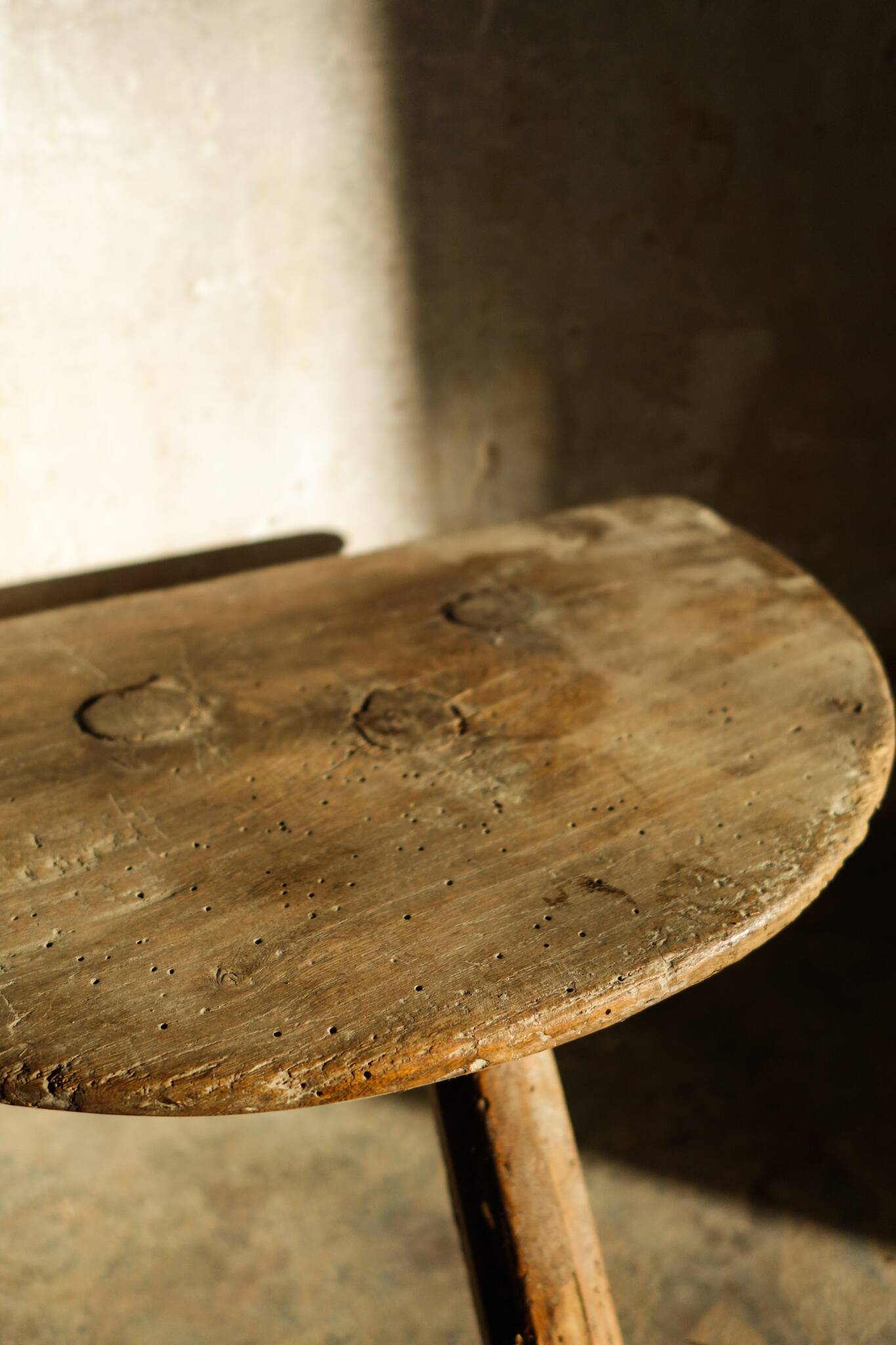 Antique wooden stool