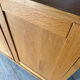 Vintage oak display bookcase