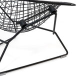 Black "Bird Chair" by Harry Bertoia for Knoll International