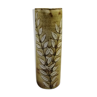 Vase cylindrical Jean Claude Malarmey Vallauris