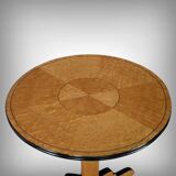 Speckled Maple Pedestal Table, Napoleon III Period – Part 2 of the 19th Century