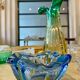 Two-tone Murano ashtray