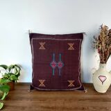 Coussin berbère mauve Sabra