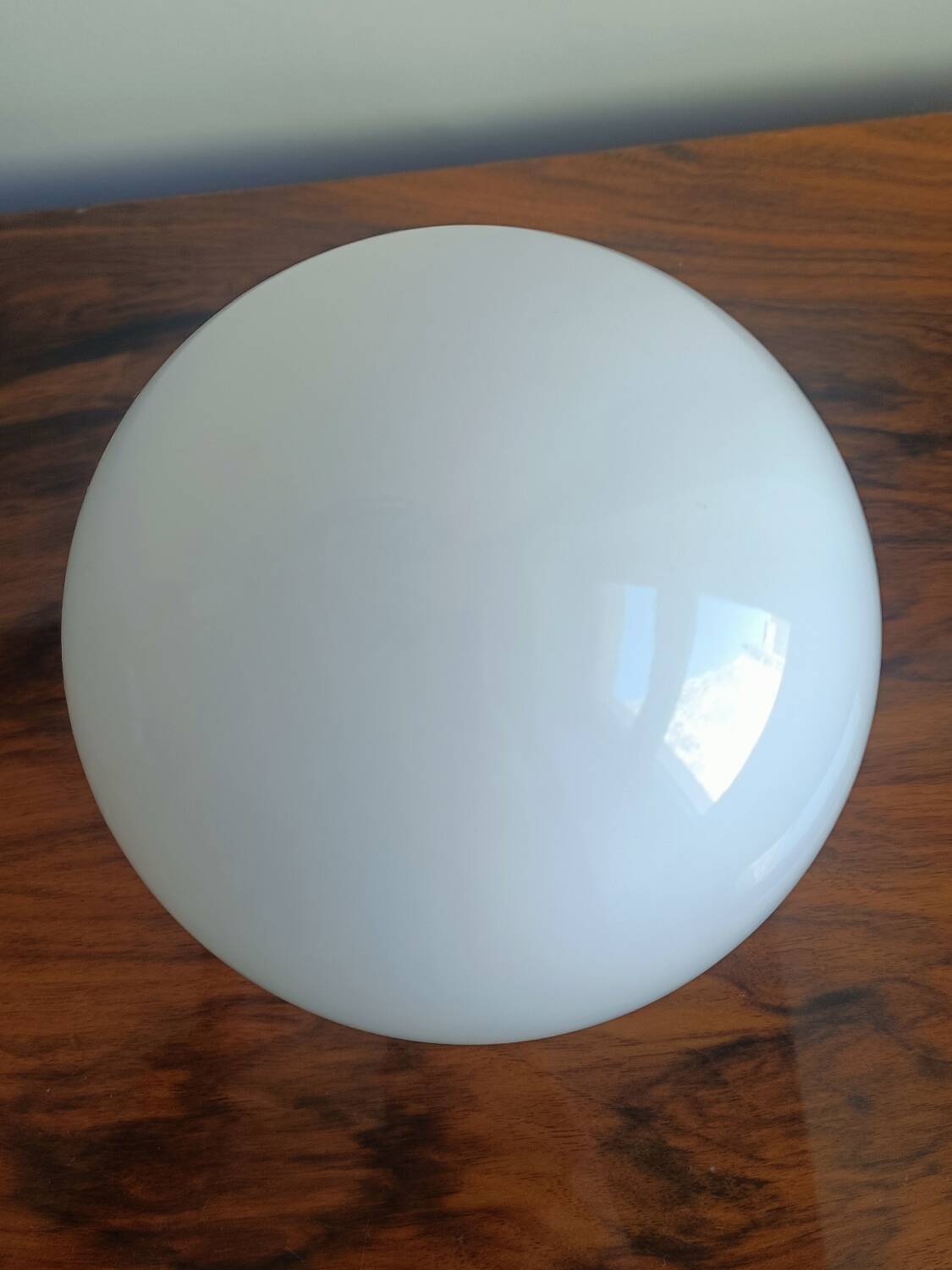 Opal glass globe ceiling light