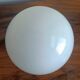 Opal glass globe ceiling light