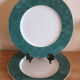 Duo of presentation plates Guy Degrenne in Limoges porcelain