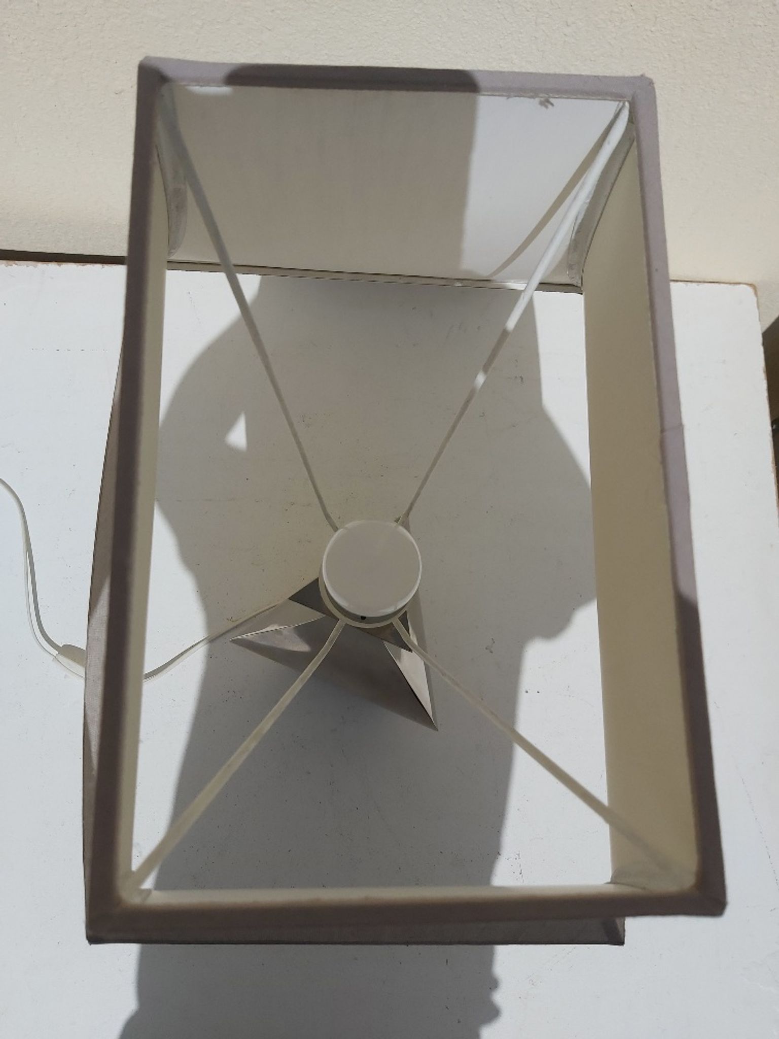 70s stainless steel lamp design