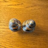 Silver salt and pepper shakers