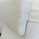 Pair of white boucle gfm 64 high back armchairs by edmund homa, 1960s