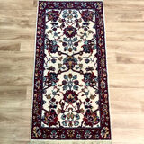 Small vintage oriental carpet - 133 x 60 cm