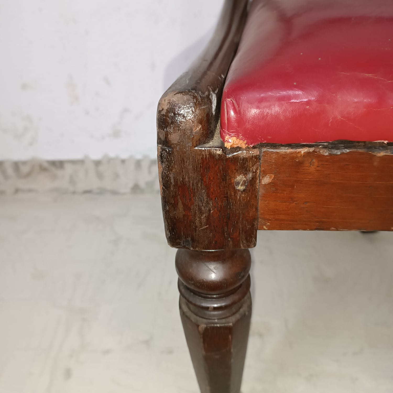 Set of 6 victorian antique dining chairs