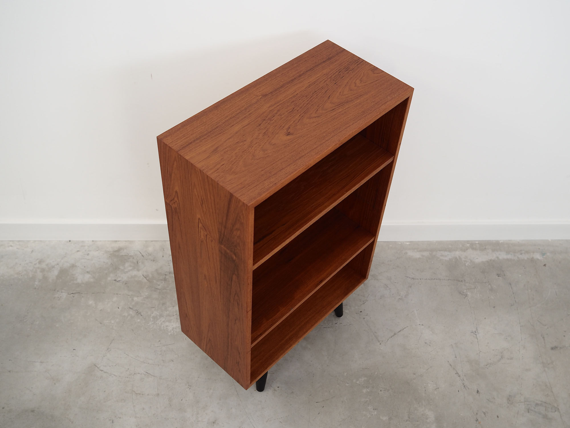 Teak bookcase, Danish design, 1970s, manufactured by Domino Møbler