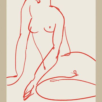 Reproduction d'art giclée d'une figure féminine, 50 x 70 cm