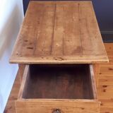 Table de ferme ancienne en bois de hêtre XIXème