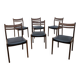 6 chaises scandinave vintage