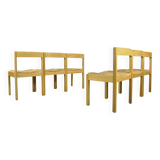 AZS / Chaises de salle à manger vintage en chêne (6) / Gerard Geytenbeek / Pays-Bas, années 1960