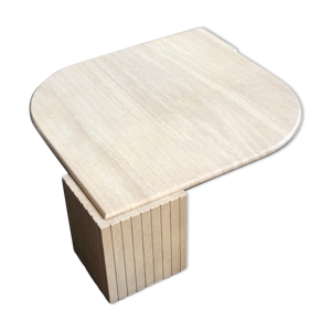 Table basse en travertin par roche bobois france 1970