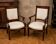 Paire de fauteuils d'époque Empire, réalisée en acajou