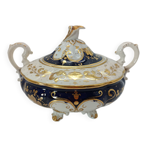 Ancienne bonbonnière - bleu