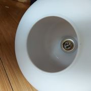 Suspension design opaline blanche