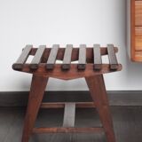 Scandinavian bench solid teak Denmark 1960