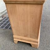 Louis Philippe rustic buffet, vintage, renovated in wood from the 1960s.