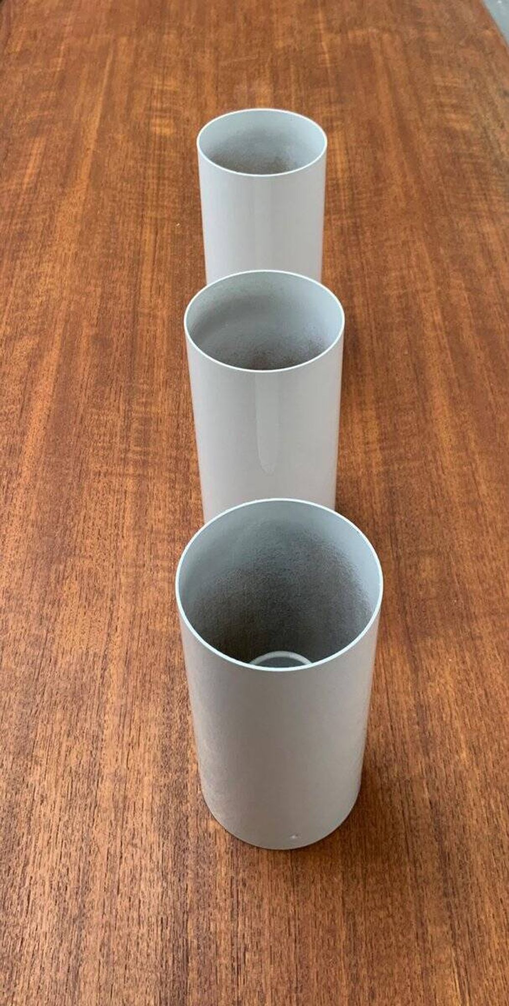 Mid-Century Minimalist Pipe Ceiling Light, Set of 3