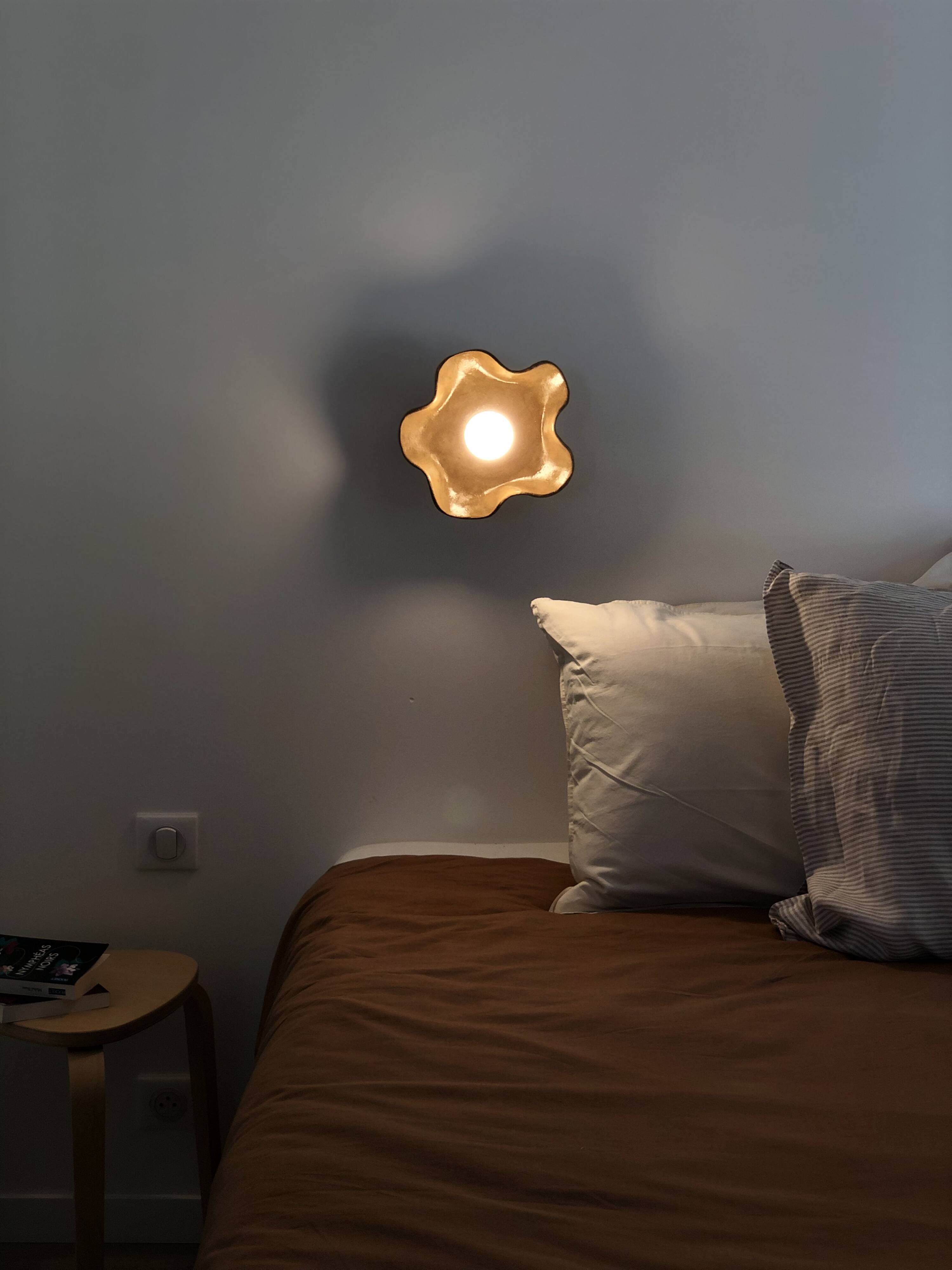 Square Coco Ceramic Wall Light - Chocolate Jelly