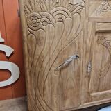 Renovated art deco oak sideboard