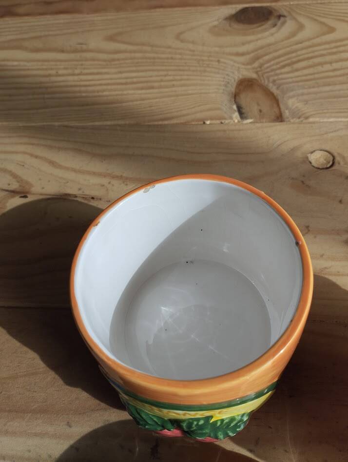 Retro ceramic barbotine kitchen set