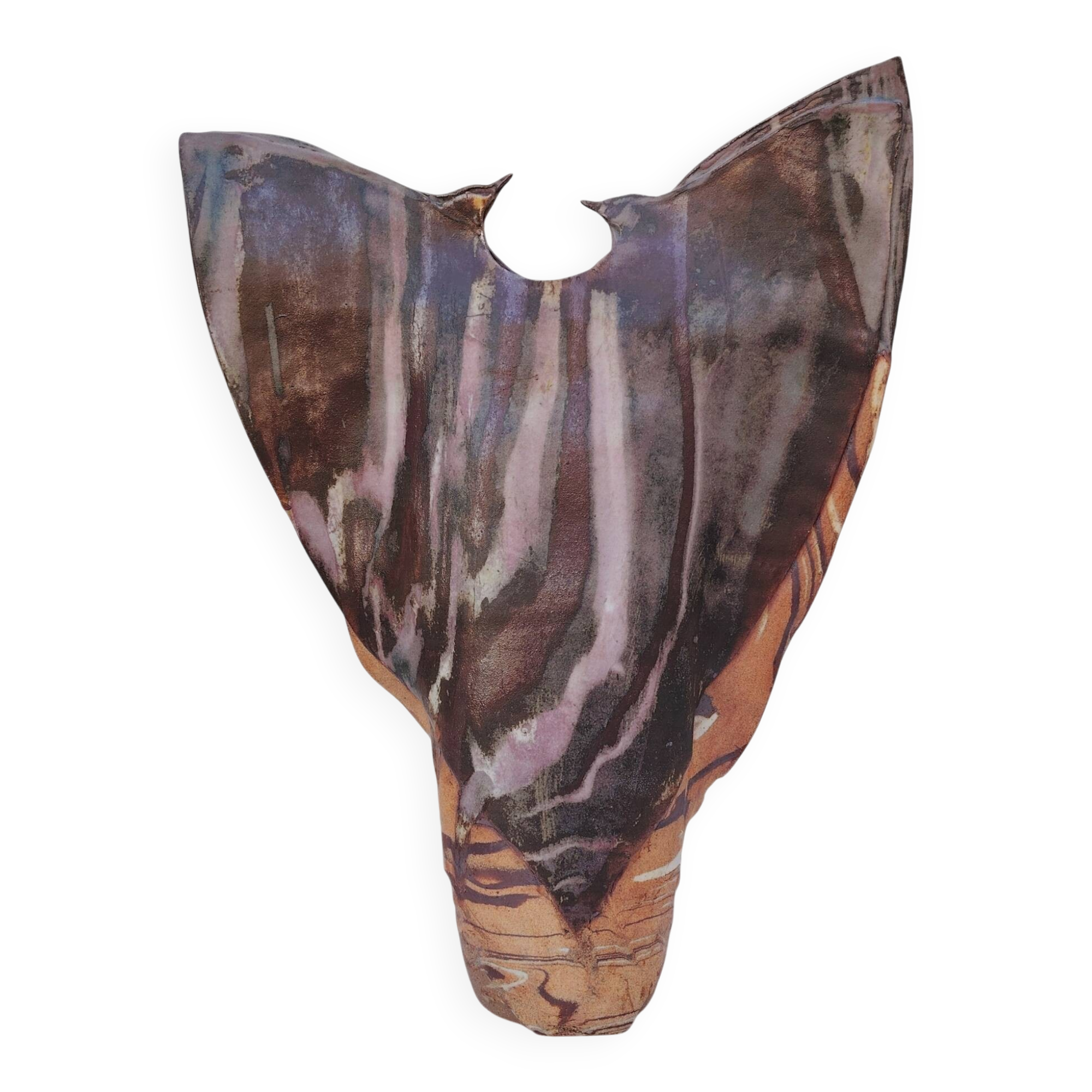 Large ceramic vase, zoomorphic, Alain Rufas