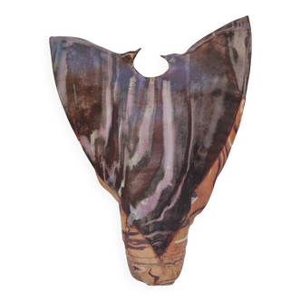 Large ceramic vase, zoomorphic, Alain Rufas