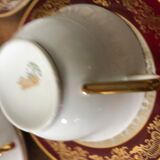 Set of 4 cups porcelain from Limoges