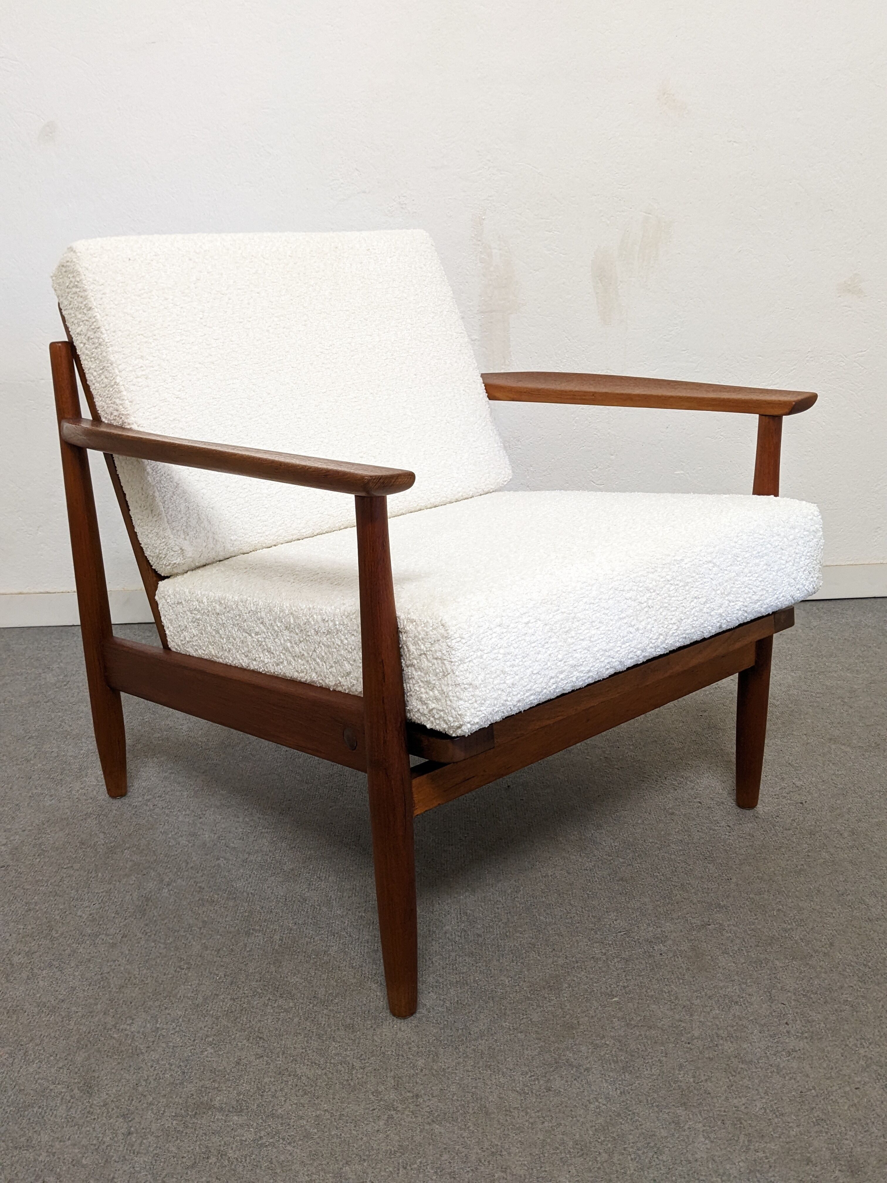 Pair of Danish teak armchairs from the 50s/60s