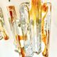 JT Kalmar paire d appliques verre , 1970