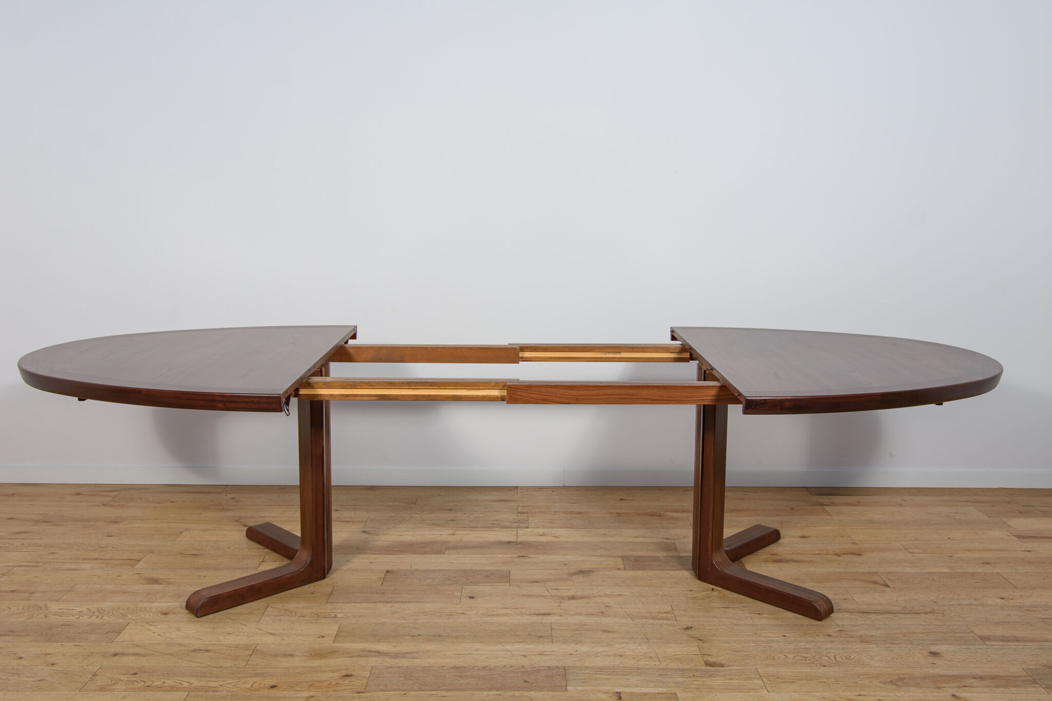 Mid-Century Oval Rosewood Extending Dining Table by Skovby, Denmark, 1960s
