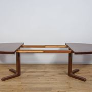 Mid-Century Oval Rosewood Extending Dining Table by Skovby, Denmark, 1960s