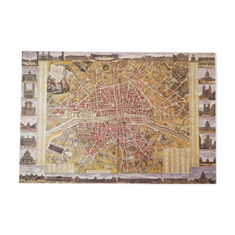 Carte historique de Paris en 1789