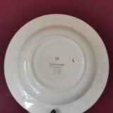 Assiettes Rustique Fleurs Lunéville