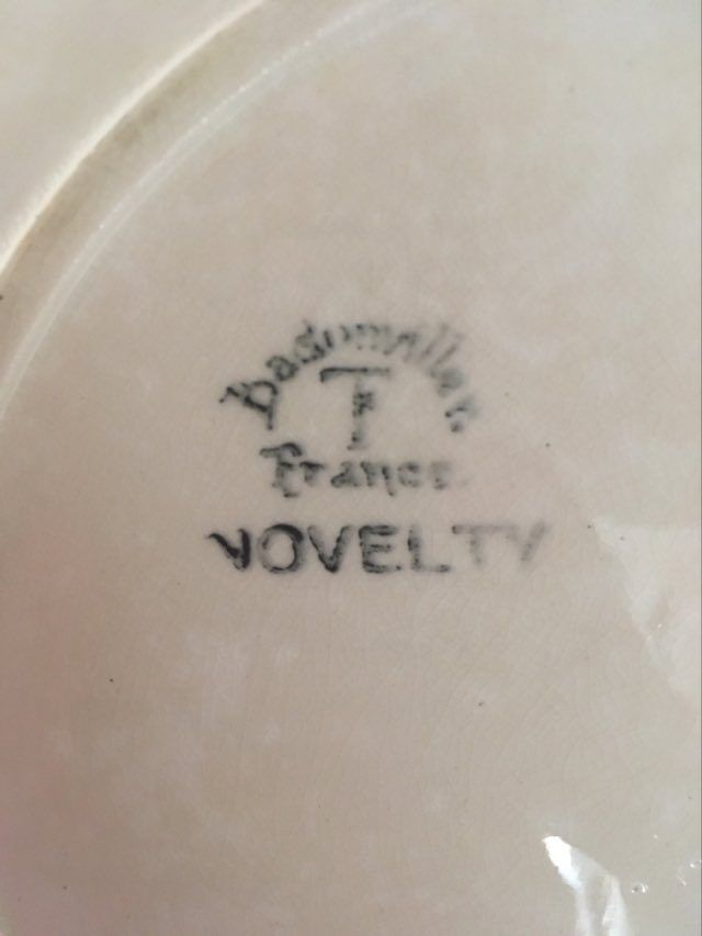 Plat creux Badonviller "Novelty"