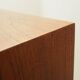 Buffet haut en teck, design danois, années 1970, fabriqué par Omann Jun